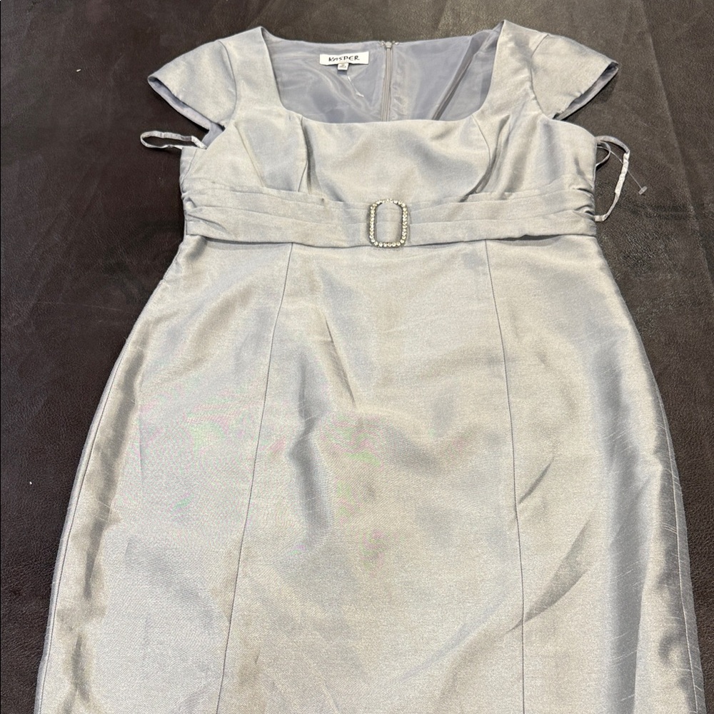 Kasper Silver Dress